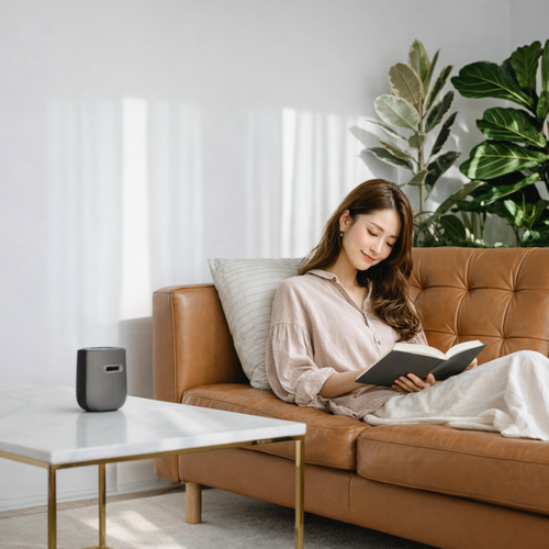 LUFT MASK Leather パーソナル空気清浄機